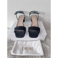 - Brand New With Box, Dust Bag - Heel Height 5cm - 100% Authentic - Final Sale Dior Shoes, Mule, Women's Shoes Sandals, Christian Dior, Final Sale, Shoes Sandals, Heel Height, Dust Bag, Dior