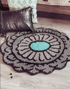 36” x 25” home decor rug