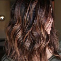 Beer For Hair, Copper Balayage, Brown Balayage, Makijaż Smokey Eye, Trendy Hair Color