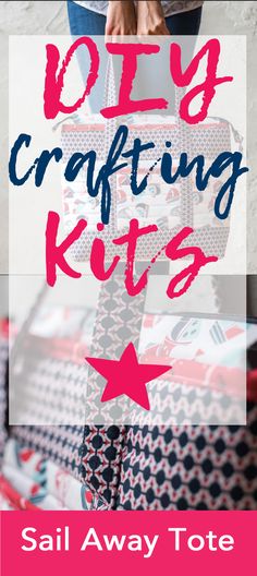 DIY Sewing Kits! This tote is super cute and comes with everything you need. Duplicate the pattern and make more cute totes you can sell on Etsy! Love this tote...affiliate link. Cute Totes, Sewing Kits, Diy Craft Kits, Craft Kits, Dollar Stores, Diy Sewing, Sell On Etsy, Love This, How To Make Money