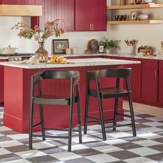 Saracina Home Modern Solid Wood Rounded Back Counter Height Barstool Black : Target