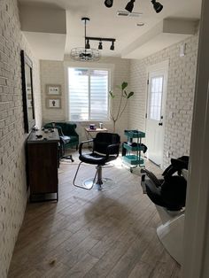 the salon is clean and ready for customers to use