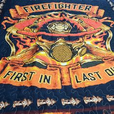 a firefighter's first in last out quilt