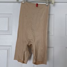 Never Worn, Nwot. Spanx Nude High-Waist Shaping Shapewear Shorts With Laser Cut Hem. There Are A Couple Stains On The Top Back As Shown In The Last Pic, But They Have Never Been Worn. Size Small. From A Clean, Smoke-Free Home. Shaping Short Bottoms For Loungewear, Shapewear Shorts, High Waist Shorts, High Waisted Shorts, Shapewear, Women's Intimates, A Couple, Laser Cut, High Waist