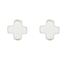 Stay stylish and sophisticated with these charming and simple cross studs available in a variety of colors. Lightweight Perfect for sensitive ears Cross Stud Earrings, Cross Earrings Studs, Classic Earrings, Sorority Gifts, Earring Post, Capri Blue, Kids Sale, Classic Gold, Cross Designs