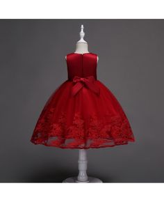 Buy unique lace red flower girl dress for spring and summer online. In-stock with many colors and sizes, free world-wide shipping. Dark Academia Wedding, Red Flower Girl, Red Flower Girl Dresses, Rustic Wedding Flowers, Wedding Store, Dress For Spring, Wedding Rentals, Wedding Boutique, Flower Girl Dress