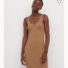 One Of The Most Populat H&M Knit Dress For This Season. Brand New. Rib Dress, Calf Length Dress, Ribbed Midi Dress, Ribbed Knit Dress, Dresses 2020, Ribbed Dresses, H M Dresses, Hm Dress, Knit Midi Dress