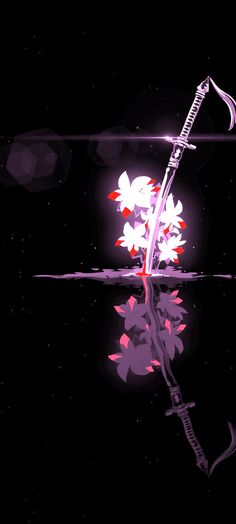 Welcome To Demon School, Demon School, Black Background, The Story, Water, Flowers, Anime, Black