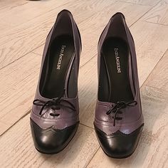 Bn Grey And Black 4.5" Enzo Angiolini Heels In A Size 9.5!No Reasonable Offer Refused! Cute Footwear, Purple Tones, Shoe Inspo, Thrift Finds, Swag Shoes, Fashion Heels, Boots Sneakers, Carrie Bradshaw, Shoes Pumps