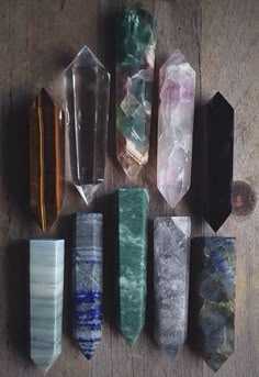 Different Types Of Crystals, Crystal Wands, Oh My Goddess, Power Lines, Types Of Crystals, Beautiful Crystals