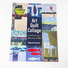 the book cover is made up of quilts