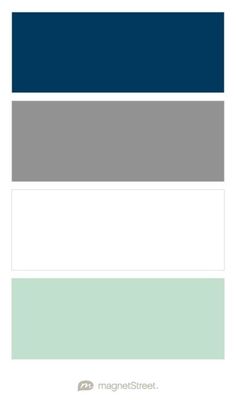 the color scheme for blue, yellow and grey