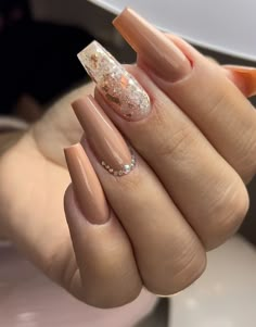 Acrylic Nails Coffin Short, Pink Acrylic Nails, Brown Nails, Pretty Acrylic Nails, Fancy Nails, Chic Nails, Best Acrylic Nails, Purple Nails, Long Acrylic Nails