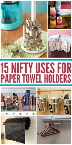 15 nifty uses for paper towel holders