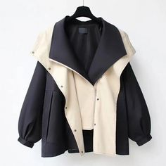 Elegant Blazers, Cozy Coats, Vintage Preppy, Womens Windbreaker, Estilo Chic, Trench Coats Women, Trench Coats, Casual Fall, Outerwear Women