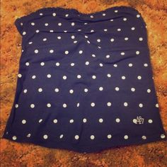 Aeropostale belly shirt Navy blue with white dots belly shirt. Brand new never been worn, without tags. Has tie able straps in back that allows some of your back to be revealed Aeropostale Tops Crop Tops Aeropostale Sets, Vintage Aeropostale, Aeropostale Shirts Women, Aeropostale Tank Tops, Aeropostale Sweater, Belly Shirts, Aeropostale, Colorful Shirts, Blue And White