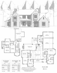 the floor plan for a house with two levels and three rooms, including an attached garage