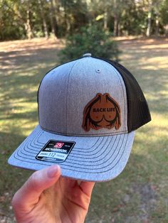 Richardson Hat with Laser engraved leather patch Leather Hat Patch Ideas, Leather Patch Hat Ideas, County Outfit, Richardson Hats, Leather Patch Hat, Laser Engraved Leather, Boutique Ideas, Patch Hat, Hat Patches