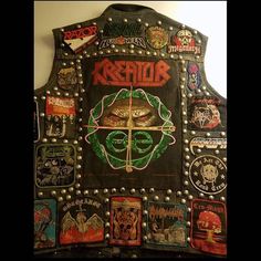 Hansi from USA  #metaljacket #kutte #bandpatch #bandpatches #battlevest  #heavymetal #thrashmetal  #denimjacket #patchedvest #deathmetal  #metalpatches  #metal #wovenpatch #metalmaniacs #metalmaniac #metalvest #metalkutte #metalhead  #metalheads #metalgirl #metalheadgirl #metalchick #patch #patches #battlejacket #bloodlikerain #bloodlikerainpatches #voivod #killingtechnology Metalhead Girl, Battle Jacket, Metal Girl, Thrash Metal, Heavy Metal, Instagram Posts