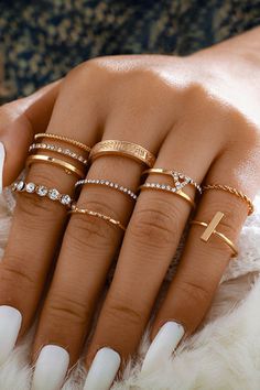 Rings Set Silver, Iris Ring, Style Hippie Chic, Wedding Rings Ideas, Rings Stones, Stones Rings, Wedding Rings Set, Rings Beads