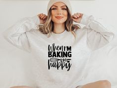 Baker Sweatshirt Baker TShirt Gift For Bakers Baker Shirt Chef Shirt Chef Sweatshirt Gift For Chef Gifts For Bakers Gift For Chefs Culinary by createdbyjonae on Etsy Sweatshirts Ideas, Camp Sweatshirt, Camping Sweatshirt, Crewneck Sweatshirt Women, Hiking Shirt