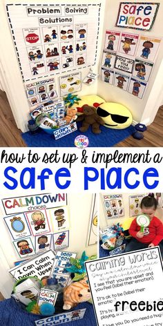 Preschool Corner, Pocket Of Preschool, Calm Down Kit, Toddler Classroom, Preschool Class