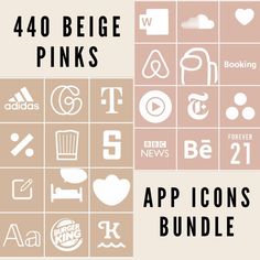 the app icons bundle is designed to look like they have been made in different styles