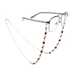 PRICES MAY VARY. Versatile Design: This 3-in-1 accessory functions as an eyeglasses chain, mask chain, or stylish necklace, making it perfect for any occasion Unique Pendant: This eyeglass chain is adorned with a charming unique pendant that adds a whimsical touch to your look Adjustable and Secure: Featuring adjustable metal coil retaining loops on both ends, it easily fits most eyeglass frames and ensures your eyewear stays secure Quality Materials: Crafted with 14K gold brass fittings, this h Glasses Necklace Holder, Glasses With Beads, Sunglasses Holder, Eyewear Chain, Stylish Eyeglasses, Cool Piercings, Stylish Necklace, Sunglass Holder, Eyeglass Chain