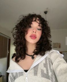 Curly Hair Outfits Winter, Curly Hair Outfits, Curly Asian Hair, Hair Colors For Dark Hair, Winter Dinner