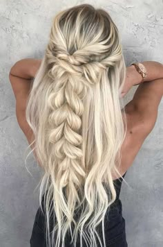 Blonde Braids, Prom Hairstyles For Short Hair, Cute Braided Hairstyles, Trending Hairstyles, Long Blonde Hair, Box Braids Hairstyles