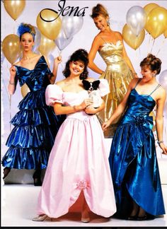 Prom Dresses 80s, Dresses 1980s, 1980 Fashion, Fashion 1980s