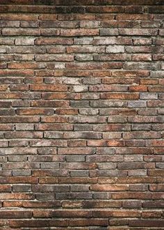 an old brick wall is shown in this image