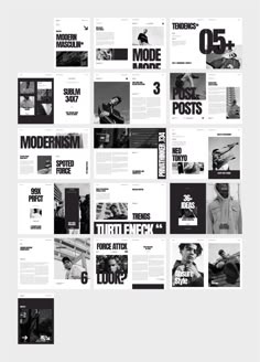 an article spread with black and white images