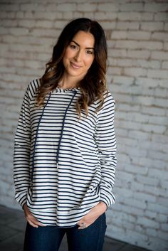 Striped Lightweight Hoodie - Betsey's Boutique Shop Shop Boutique, Online Clothing Store, Boutique Online, Color Stripes, Online Clothing Stores, Online Boutiques, Lightweight Hoodie, Perfect Outfit