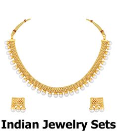 Gold Plated Delicate Temple Jewellery Necklace Set for Women and Girl Delicate Jewelry Necklace, Indian Jewelry Set, Temple Jewelry Necklace, Delicate Jewellery, Kundan Jewelry, Temple Jewelry, Indian Jewelry Sets, Bollywood Style, Jewellery Necklace