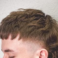 Aussie Mullet, Mullet Buzzcut, Buzzcut Mullet, Subtle Mullet, Mullet Ideas, Perm Hair Men, Diy Haircuts, Boys Fade Haircut, Crew Cut Haircut