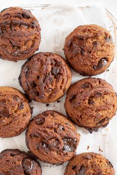 peanut butter cookies with chocolate chips, on a white board. Vegan Breakfast Easy, Healthy Snacking