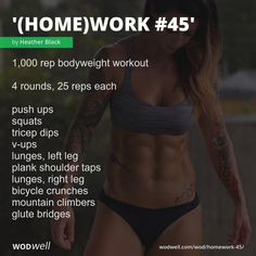 Bodyweight Wod Crossfit, Back Crossfit Workout, Bodyweight Crossfit Workouts, Wod Workouts At Home, Crossfit Bodyweight Workouts, V Up, Workout Crosstraining, Home Bodyweight Workout