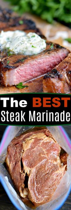 the best steak marinade recipe is made with fresh meat, and it's ready to be eaten