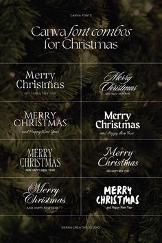 Canva Font Combos for Christmas Christmas Font Pairings, Canva Christmas Cards, Christmas Fonts Canva, Canva Christmas Fonts, Christmas Pubmat, Canva Font Combos, Font Pairing Ideas, Christmas Design Ideas