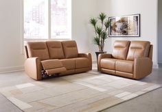 Tryanny Butterscotch Power Reclining Sofa and Loveseat - Ornate Home Reclining Sofa And Loveseat, Loveseat Recliners, Lake Furniture, Sofa And Loveseat, Power Reclining Loveseat, Car Interiors, Power Reclining Sofa, Furniture Showroom, Living Room Set