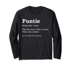 PRICES MAY VARY. This Is A Funny Funtie Aunt Apparel For Aunts And Women. This Is The Cutest, Best Aunt Clothing And A Great Fun Aunt Gift For You. Are You Looking For , Aunt Clothes For Women? Then The Aunt Gift Apparel Is Perfect For Your Favorite Aunt. This Also Makes A Funny Birthday Or Christmas Gift For Aunt. My Aunt Will Look Great In These Aunt Gift For Women. If You’re Looking For Aunt Attire For The Best Aunts Then This Is For You. People Say Funtie Is The Fun Aunt And We Love Her. Lig Funtie Aunt, Funny Aunt Shirts, Aunt Clothes, Christmas Gift For Aunt, Fun Aunt, Gifts For Aunts, Christmas Gifts For Aunts, Gift For Aunt, Gifts For Aunt