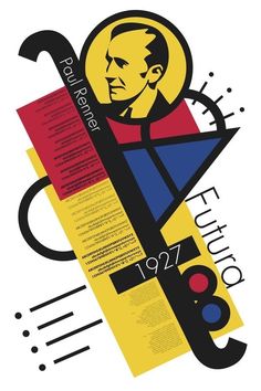 a poster with an image of a man's face and the words futuro on it