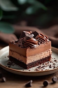 Chocolate Decadent Cake, Brownie Bottom Chocolate Mousse Cake, Grand Marnier Chocolate Cake, Milk Chocolate Mousse Cake, Chocolate Mousse Icing Recipe, Chocolate Whipped Cream Desserts, Chocolate Coffee Mousse Cake, Seven Layer Chocolate Cake, Italian Inspired Recipes