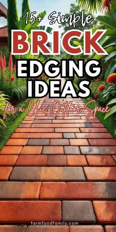 brick edging ideas with the title 15 simple brick edging ideas for your garden