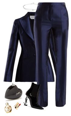 Gabriela Hearst, Blue Outfit, Looks Chic, Work Outfits Women, True Blue, Business Attire, Outfits Fashion, Suit Fashion