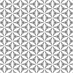 an abstract black and white pattern that is very similar to the shape of a flower