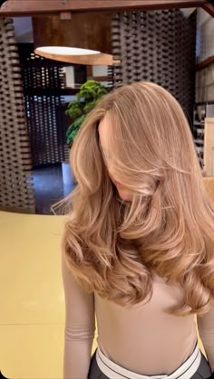 Blonde Women Hairstyles, Blond Strawberry Hair, Easy To Manage Hair Color, Dark Strawberry Blonde Hair Color, One Color Hair Ideas, Ash Strawberry Blonde Hair, 2 Colored Hair, One Color Hair, Pretty Haircolors