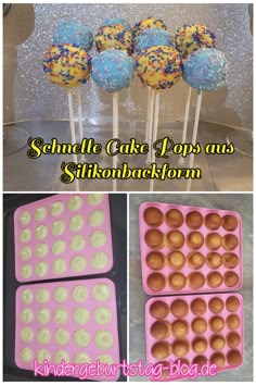 Cake Pops aus Silikonbackform Cake Pops Maker, Cake Pops Diy, Fancy Cake Pops, Diy Cake Pops, Cake Pop Maker, Pop Cake, American Cake, Nutella Cake, Cupcake Muffins