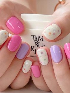 Short Gel Nails, Blush Nails, Kawaii Nails, Pastel Nails, Nail Designs Spring, Chic Nails, Short Acrylic Nails